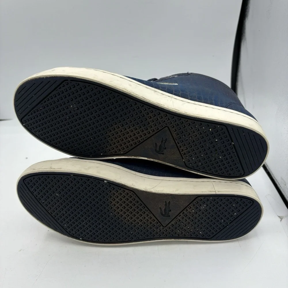Lacoste Shoes‎ Mens Size 8.5 Straightset Navy Blue Sneakers